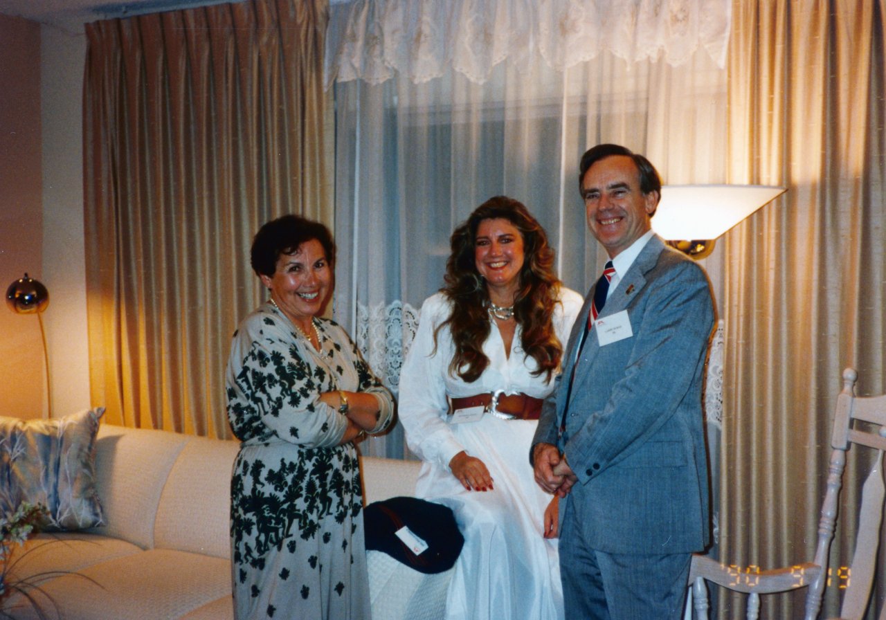 AandM Soviet reception 9-19-90 12 Larry Dumas and wife- Krista Kelly